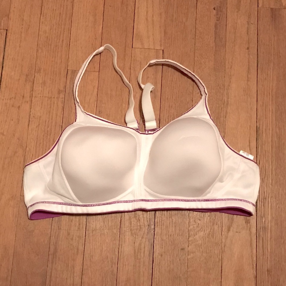 Freya active white racer back sports bra